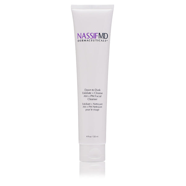 NassifMD Dermaceuticals™  Dawn to Dusk AM+PM Cleansing Exfoliant 2oz