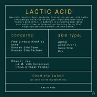 LS Lactic Acid 12.5% Face Peel Serum 30ml