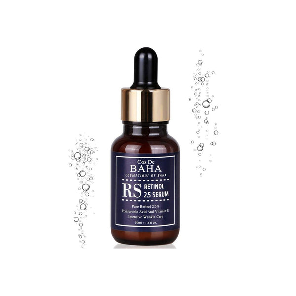 RS Retinol 2.5% Serum with Vitamin E 30ml or 60ml